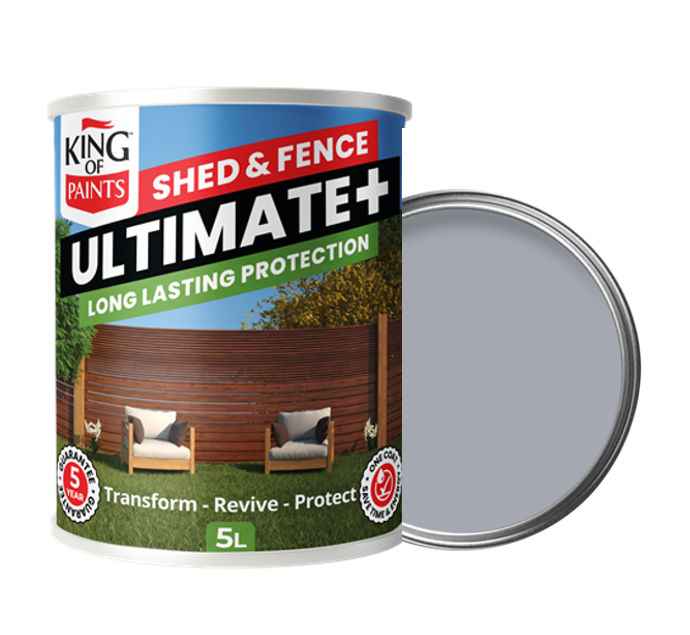 best light grey fence and shed paint